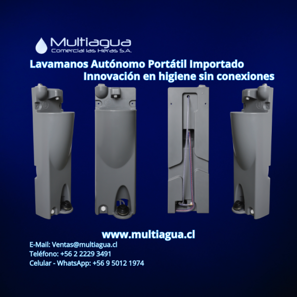 Lavamanos Importado Autónomo Plástico Exclusivo Multiagua